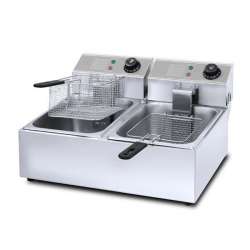 Фритюрница GoTech GTEF-11L-2 двойная (11л+11л,725х440х345мм, 2*3,2кВт, 220-240В, 50-60Гц, 15 кг)